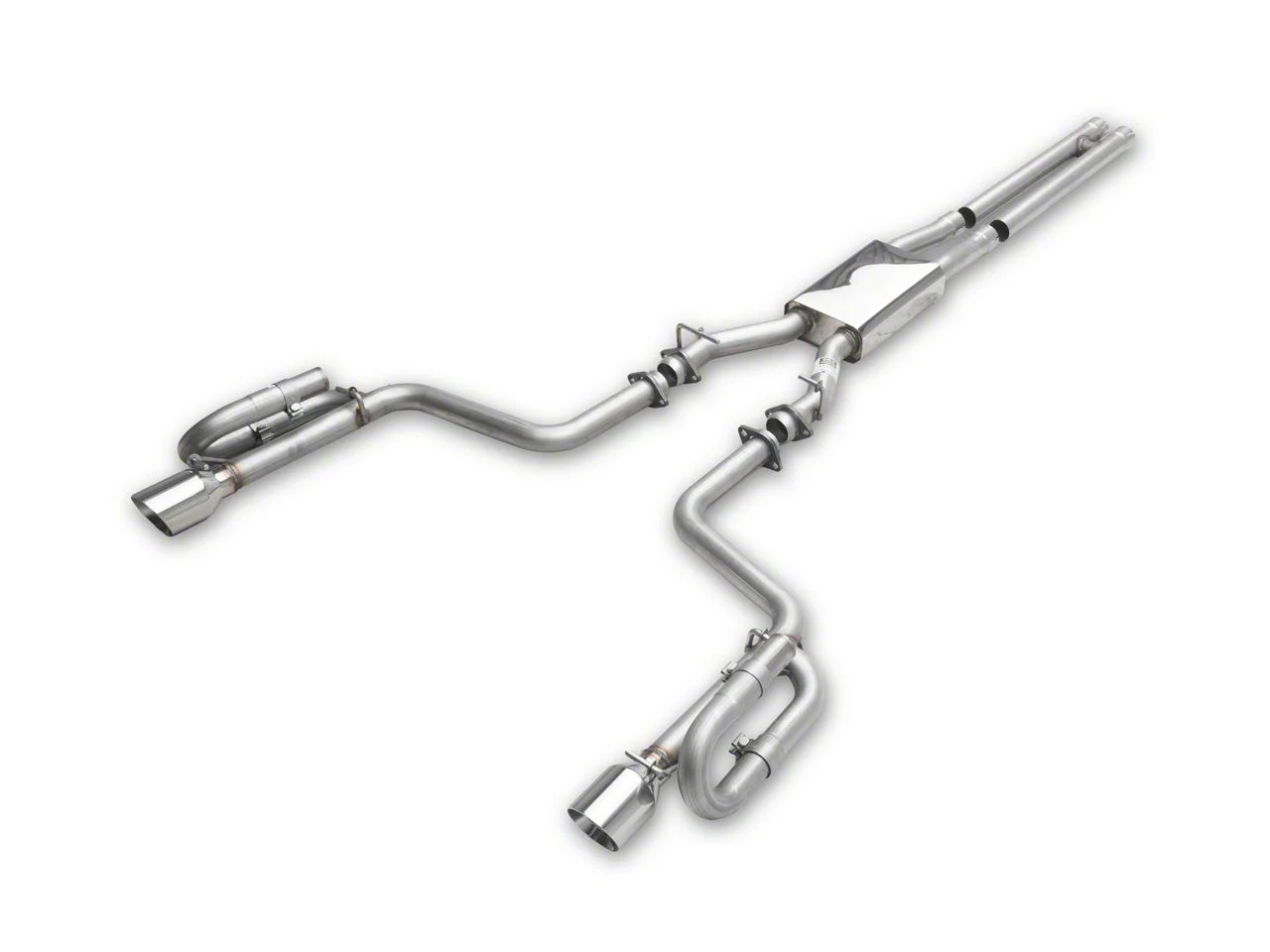 Cyclone Cat-Back Exhaust with Polished Tips (06-10 5.7L HEMI Charger)
