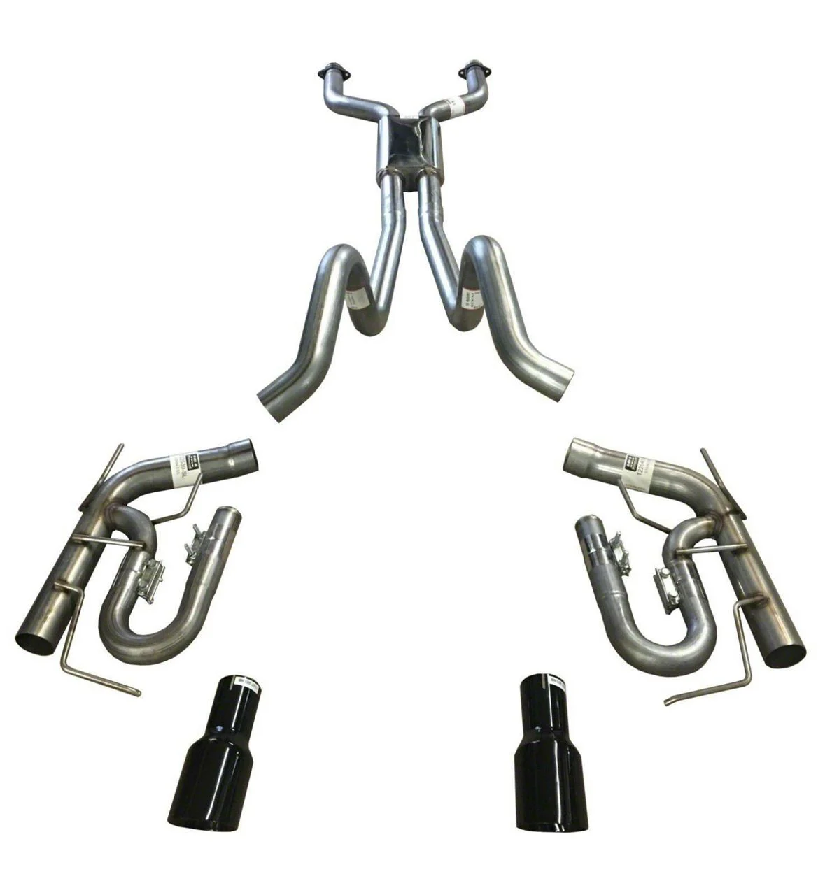 Mach Cat-Back Exhaust with Black Tips (11-14 Mustang GT)