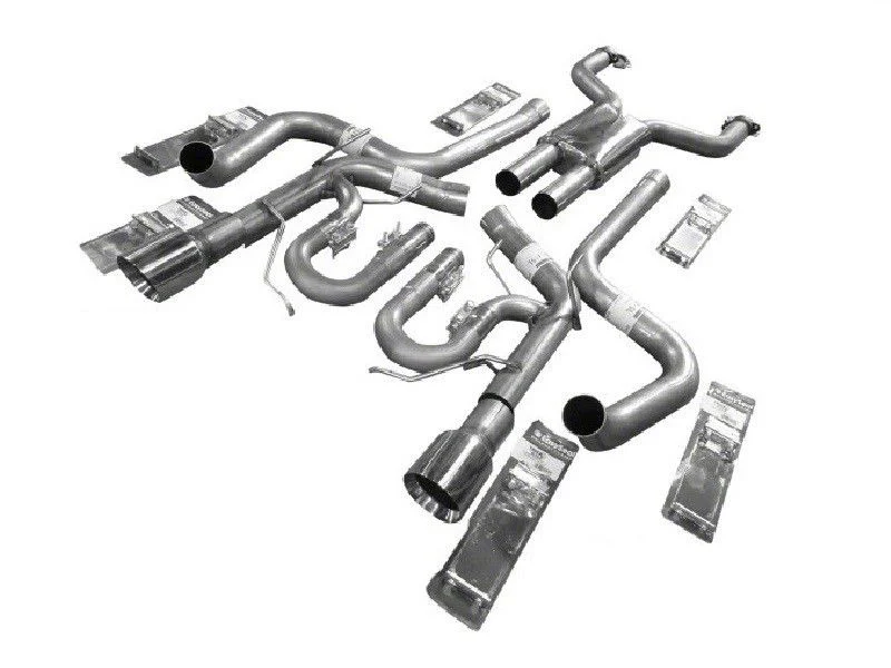 Mach Cat-Back Exhaust with Polished Tips (11-14 Mustang GT)