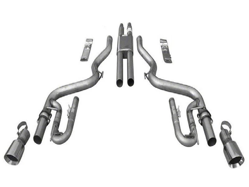 Mach Thunder Cat-Back Exhaust with Polished Tips (15-17 Mustang GT Fastback)