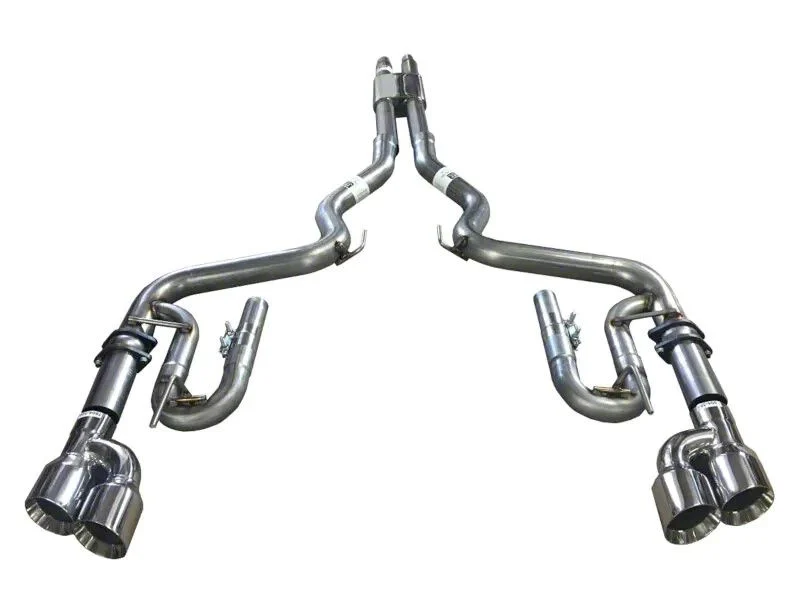 Mach Thunder Cat-Back Exhaust with Polished Tips (18-23 Mustang GT Fastback w/o Active Exhaust)
