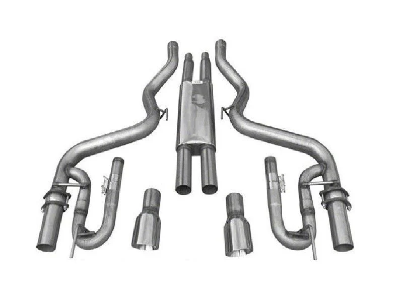 Mach XV Cat-Back Exhaust with Polished Tips (15-17 Mustang GT Fastback)