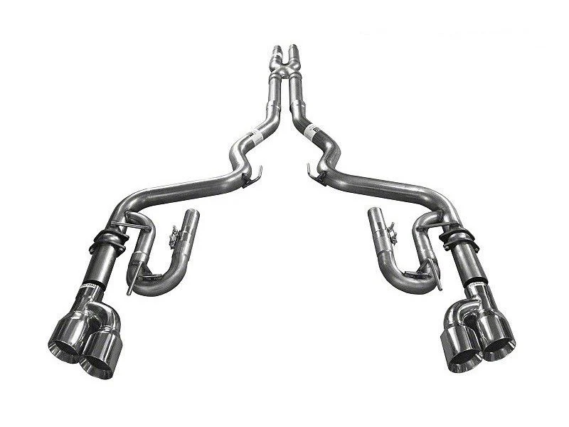 Street Race Cat-Back Exhaust with Polished Tips (18-23 Mustang GT Fastback w/o Active Exhaust)