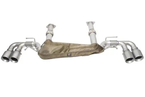 Soul Performance Non-Valved Cat-Back Exhaust System with Straight Cut Signature Satin Tips (20-26 Corvette C8 w/o NPP Dual Mode Exhaust, Excluding Z06)