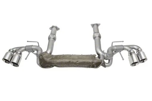 Soul Performance Valved Cat-Back Exhaust System with Straight Cut Polished Chrome Tips (20-26 Corvette C8 w/ NPP Dual Mode Exhaust, Excluding Z06)