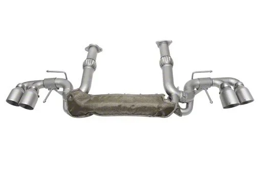 Soul Performance Valved Cat-Back Exhaust System with Slash Cut Signature Satin Tips (20-26 Corvette C8 w/ NPP Dual Mode Exhaust, Excluding Z06)