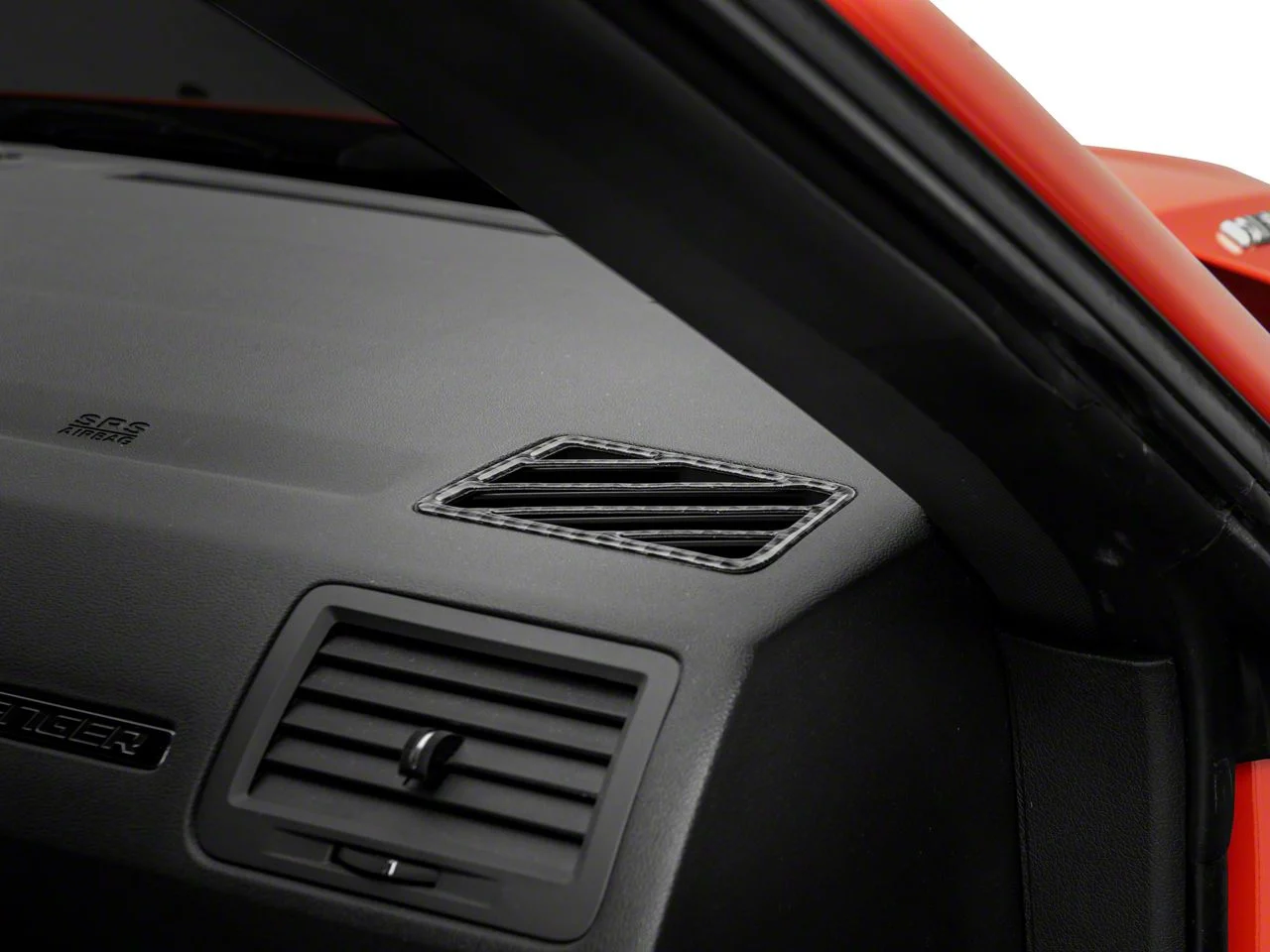 SpeedForm Air Vent Trim; Black Carbon (08-14 Challenger)