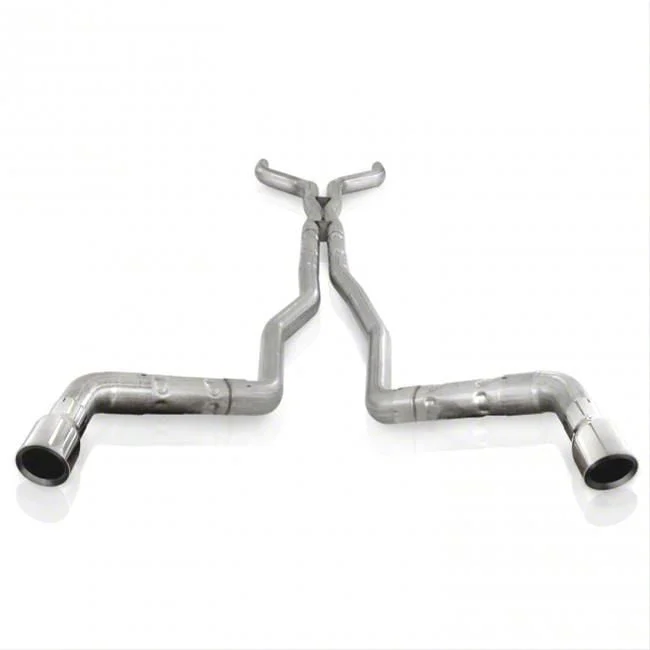 Stainless Works Chambered Round Cat-Back Exhaust with Polished Tips; Factory Connect (10-15 Camaro SS)
