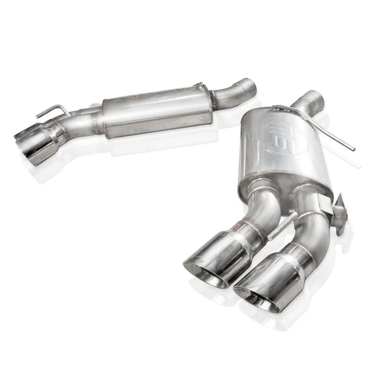 Stainless Works Legend Series Axle-Back Exhaust with Polished Tips (16-24 Camaro SS w/ NPP Dual Mode Exhaust & Long Tube Headers)
