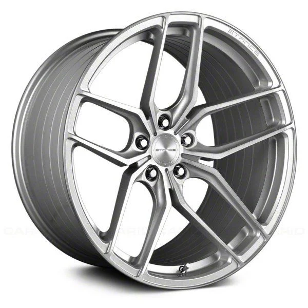 Stance Wheels SF03 Brushed Silver Wheel; 20x9; 32mm Offset (10-14 Mustang)