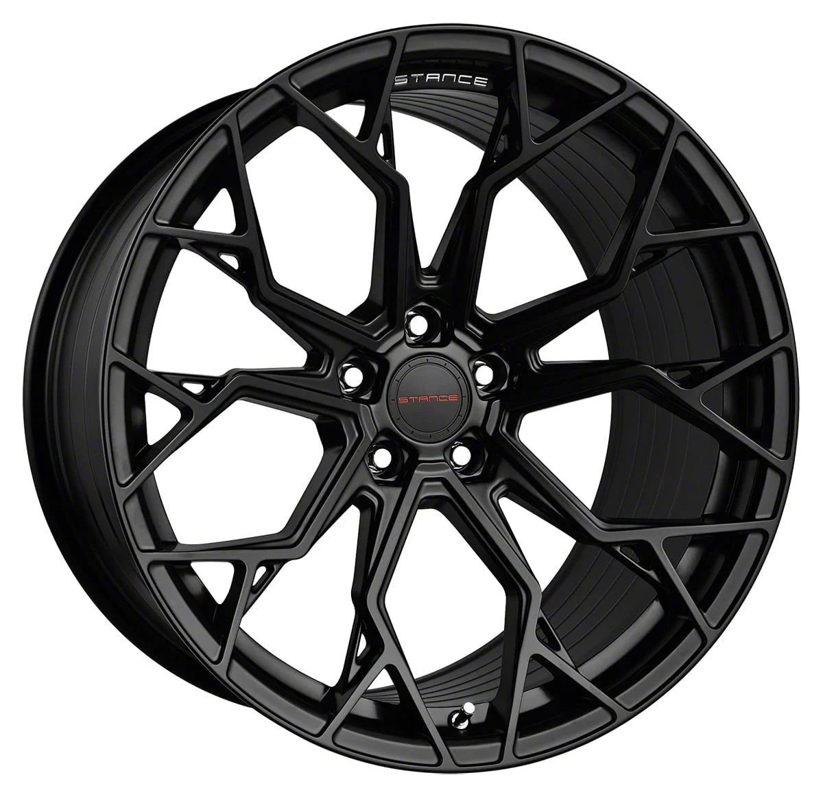 Stance Wheels SF10 Matte Black Wheel; Rear Only; 20x11; 50mm Offset (24-26 Mustang)