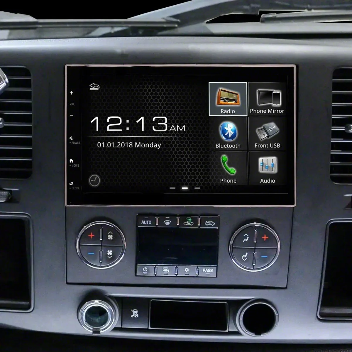 Stinger Electronics 6.80-Inch Double Din Multimedia Receiver with Android Auto and Car Play (Universal; Some Adaptation May Be Required)
