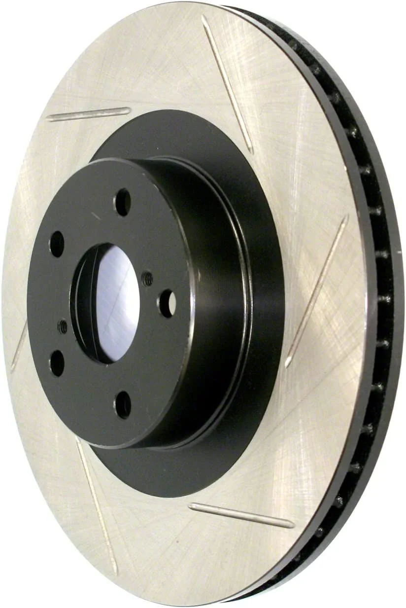 StopTech Sport Slotted Rotor; Front Driver Side (12-15 Camaro ZL1)