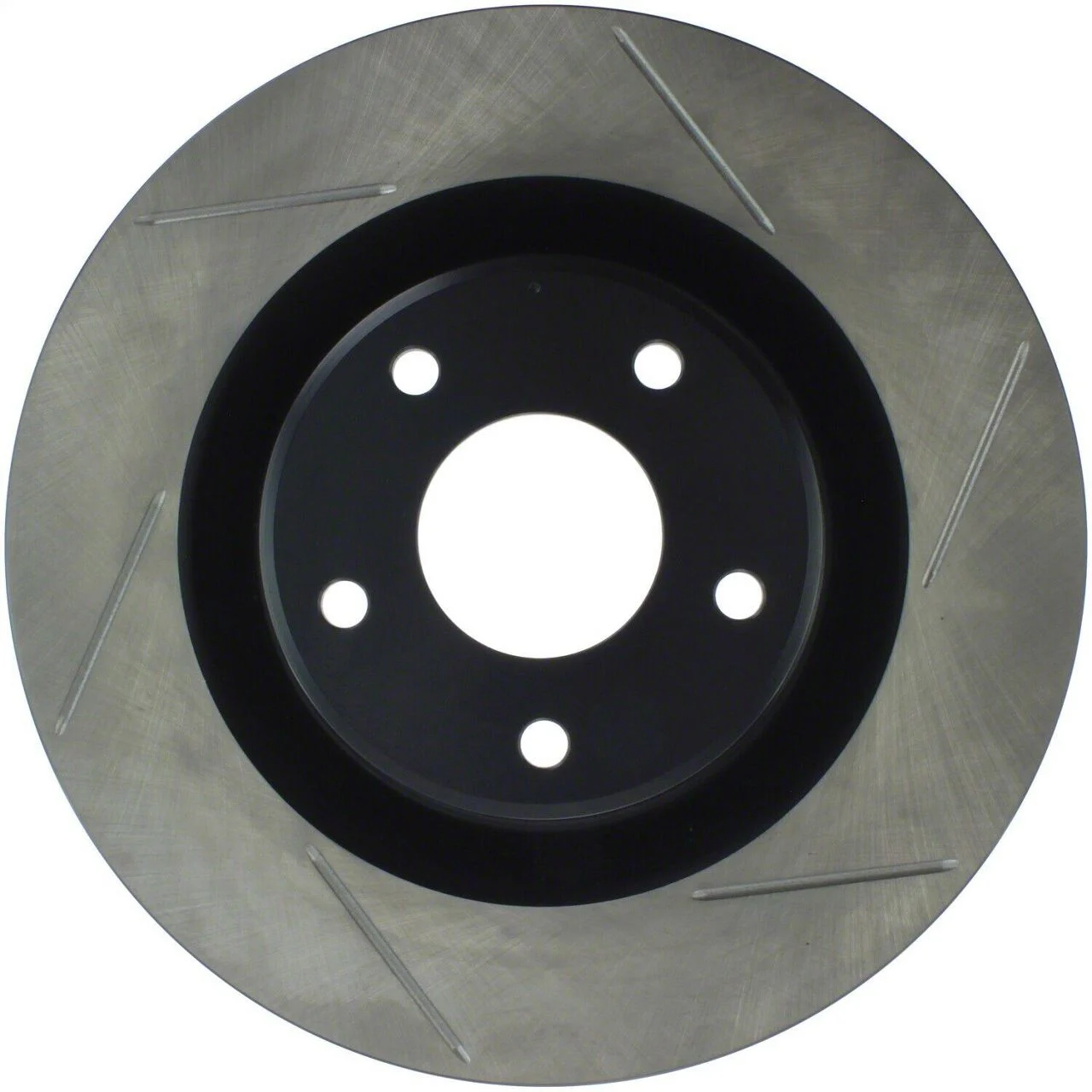 StopTech Sport Slotted Rotor; Front Driver Side (05-13 Corvette C6 Base w/ Standard Brake Package)
