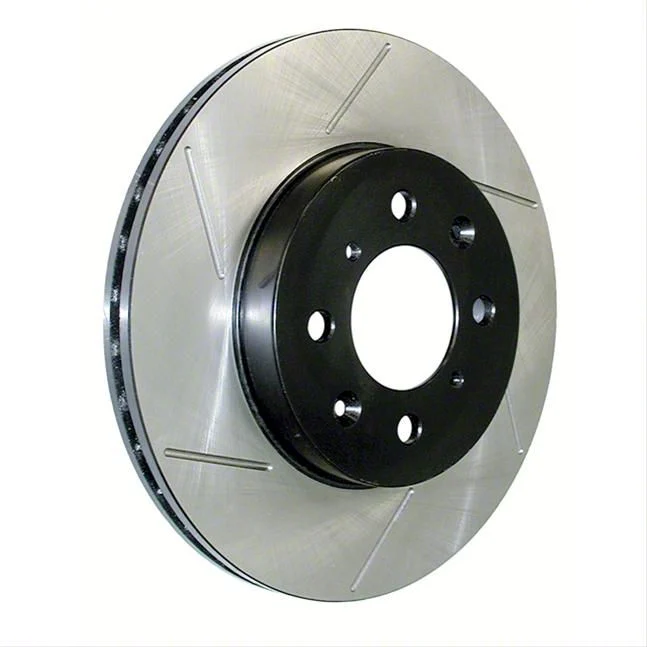 StopTech Sport Slotted Rotor; Rear Driver Side (06-13 Corvette C6 427, Grand Sport, Z06 w/o Z07 Brake Package)