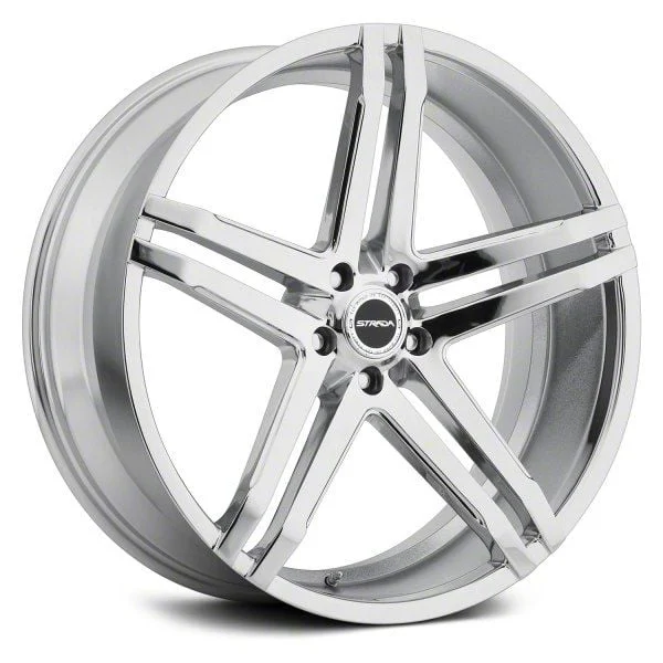 Strada Domani Chrome Wheel; 20x8.5; 15mm Offset (11-23 RWD Charger, Excluding Widebody)