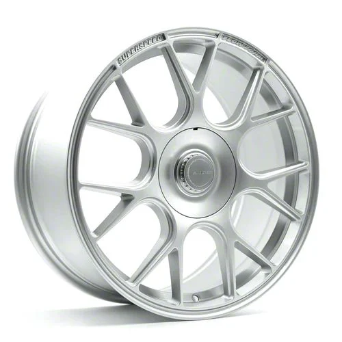 Superspeed Wheels RF01 Progressive Speed Silver Wheel; 18x8.5; 45mm Offset (05-09 Mustang)