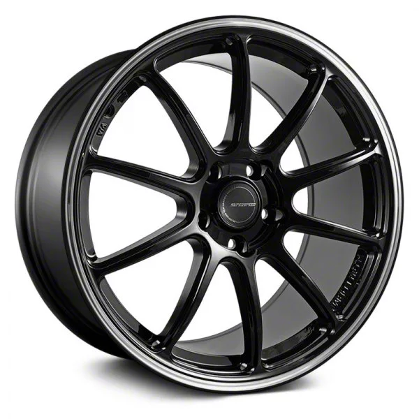 Superspeed Wheels RF03RR Gloss Black Machined Wheel; 18x8.5; 35mm Offset (05-09 Mustang GT, V6)