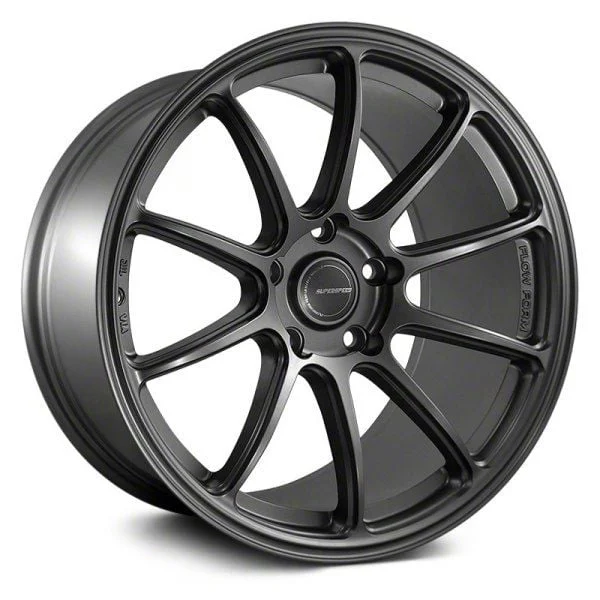 Superspeed Wheels RF03RR Matte Gunmetal Wheel; 18x8.5; 45mm Offset (05-09 Mustang)