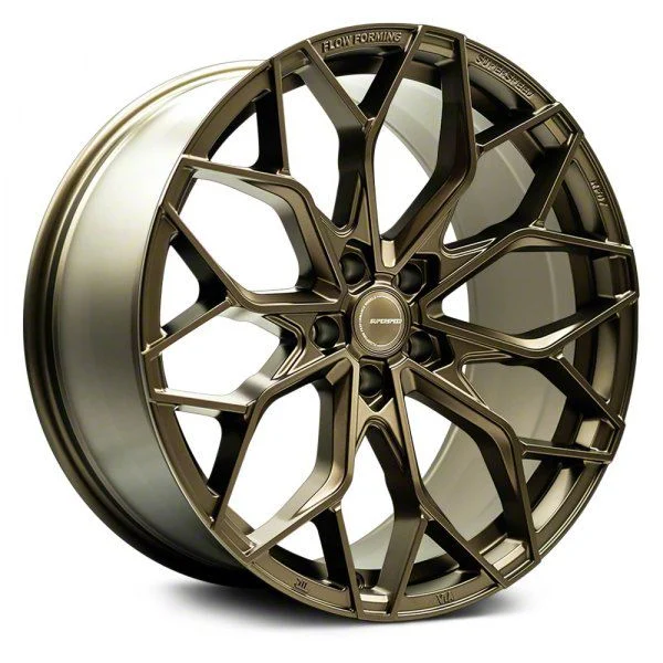 Superspeed Wheels RF07 Satin Bronze Wheel; Rear Only; 20x10.5; 40mm Offset (05-09 Mustang)