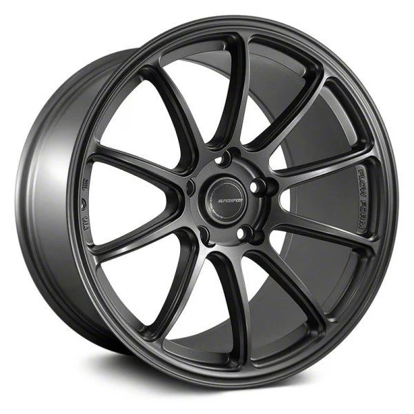 Superspeed Wheels RF03RR Matte Gunmetal Wheel; 18x9.5; 38mm Offset (10-15 Camaro LS, LT)