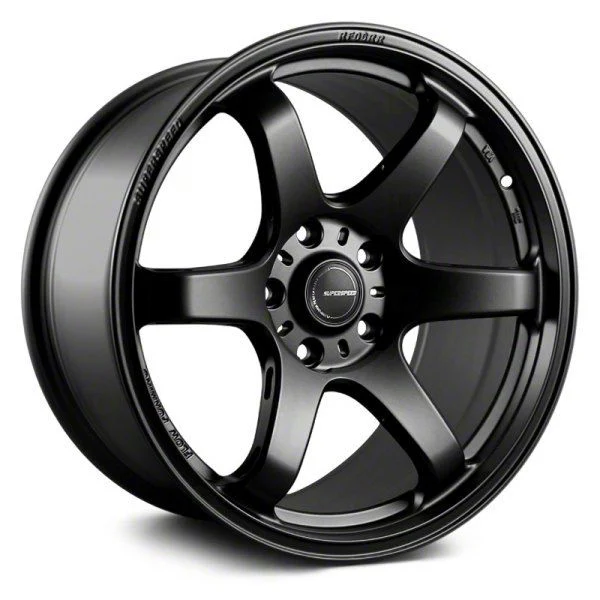 Superspeed Wheels RF06RR Matte Black Wheel; 18x9.5; 38mm Offset (10-15 Camaro LS, LT)