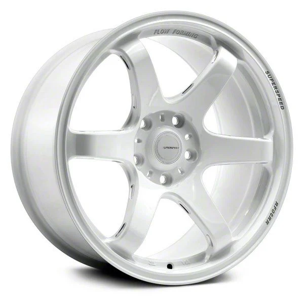 Superspeed Wheels RF06RR Speed White Wheel; 18x9.5; 38mm Offset (10-15 Camaro LS, LT)