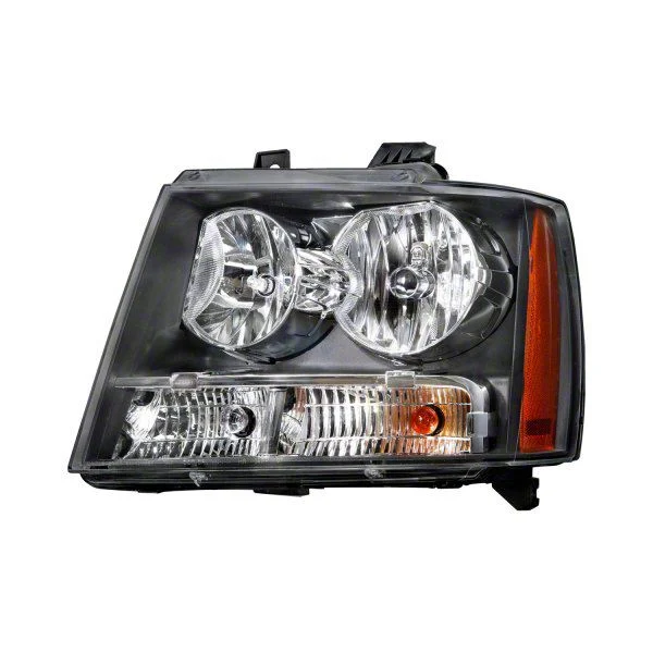 Headlights Depot Halogen Headlight; Driver Side (07-14 Tahoe)