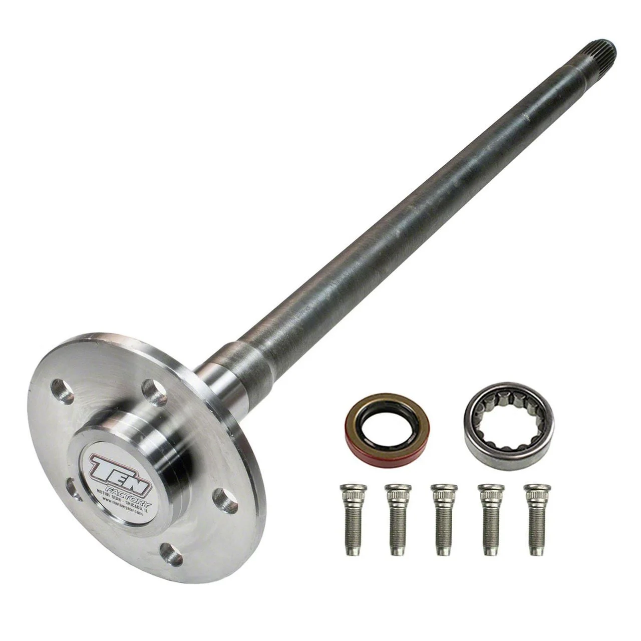 Ten Factory 31-Spline Performance Rear Axle Kit; Passenger Side (05-10 Mustang GT, GT500; 11-14 Mustang)