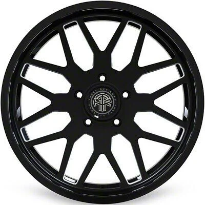 Thret Offroad Monarch Gloss Black Milled 6-Lug Wheel; 20x10; -21mm Offset (19-23 Ranger)