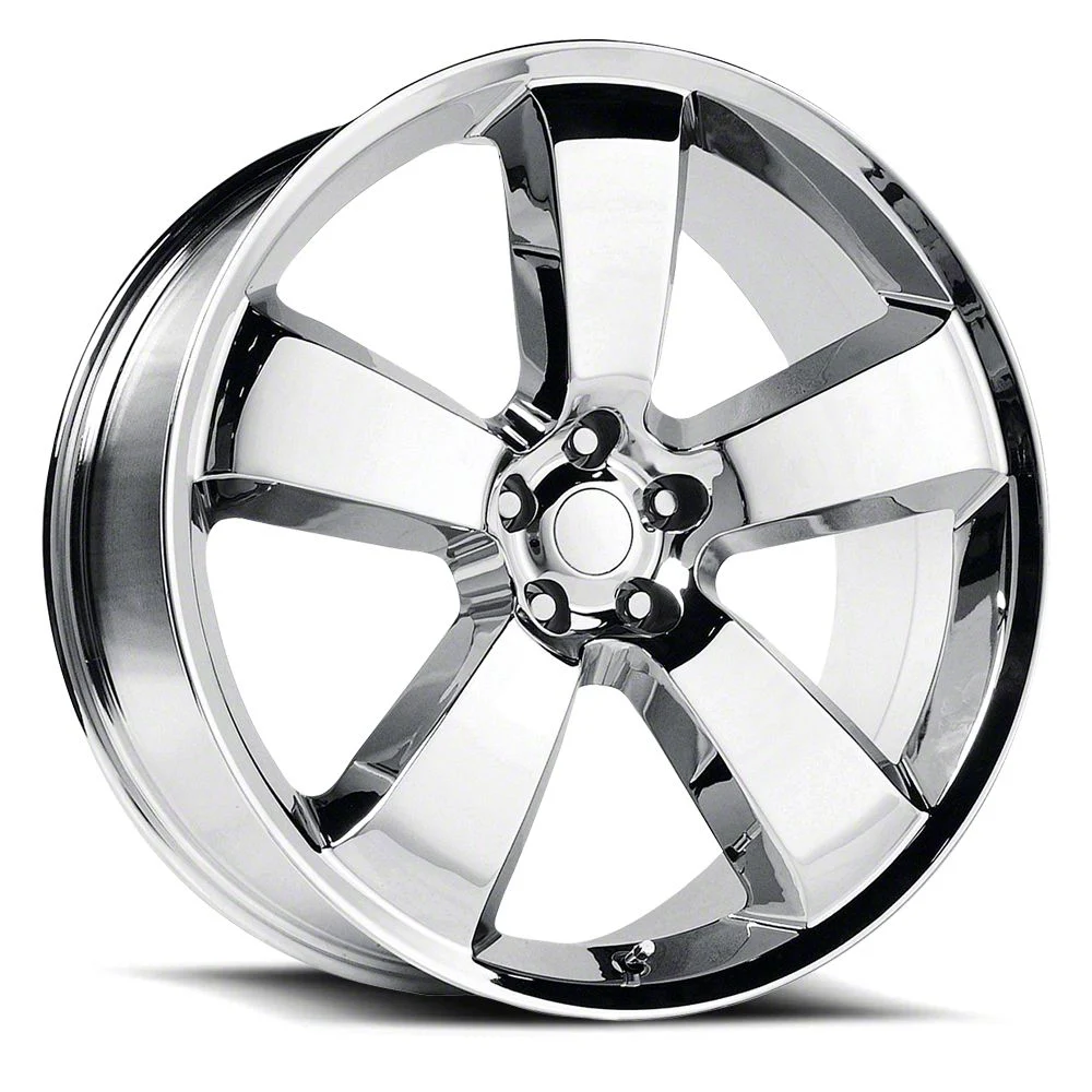 Charger SRT-8 Chrome Wheel; 20x9; 20mm Offset (06-10 RWD Charger)