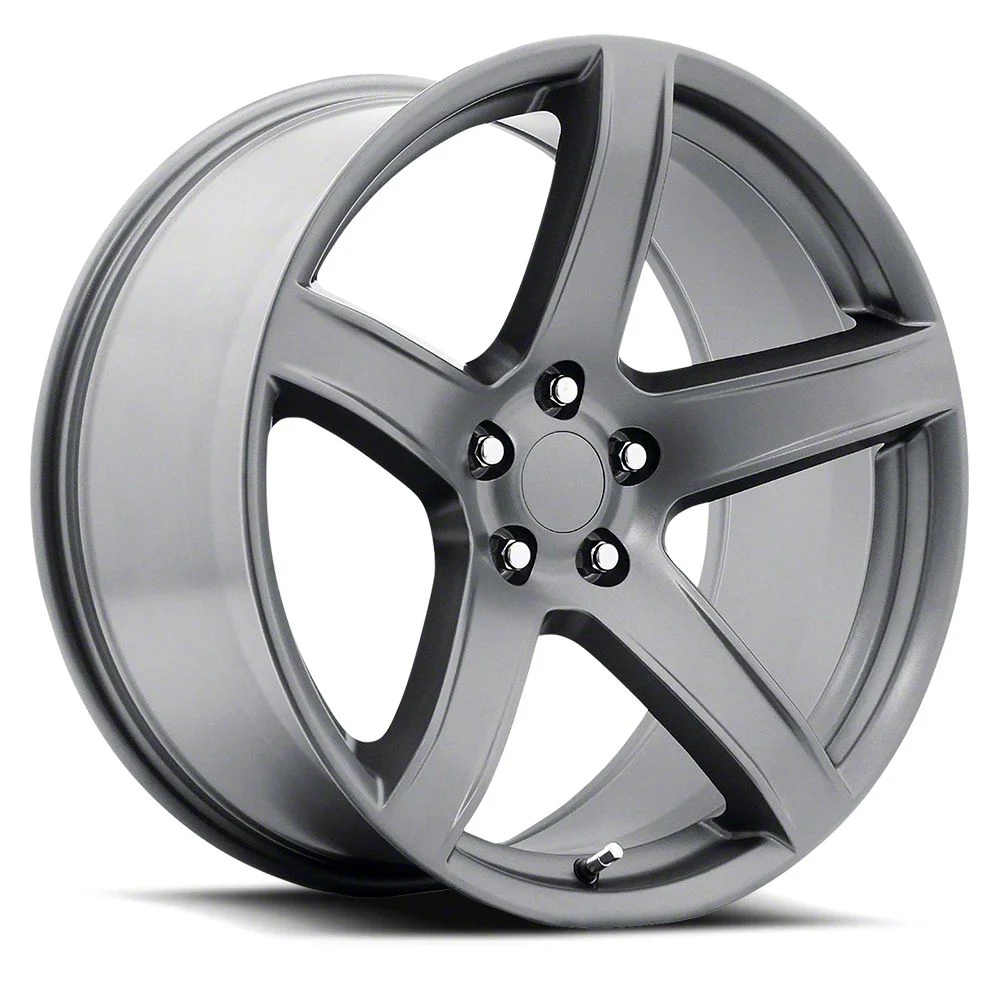 2018 Hellcat Matte Vapor Wheel; 22x9.5; 18mm Offset (11-23 RWD Charger)