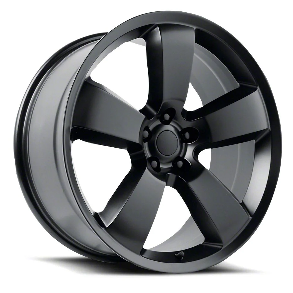 Charger SRT-8 Satin Black Wheel; 20x9; 20mm Offset (11-23 RWD Charger)