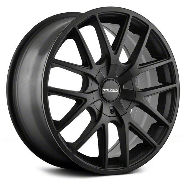 Touren TR60 Full Matte Black Wheel; 19x8.5; 40mm Offset (10-14 Mustang GT w/o Performance Pack, V6)