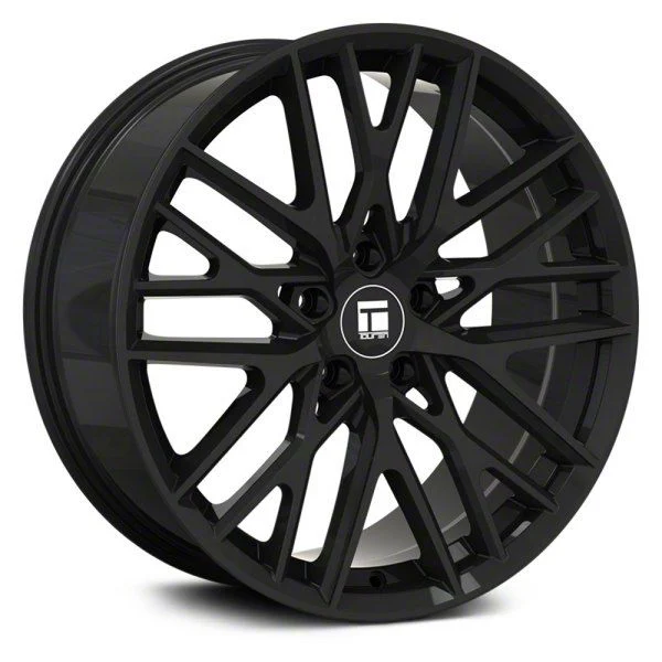 Touren TR91 Gloss Black Wheel; Rear Only; 20x10.5; 35mm Offset (24-26 Mustang)