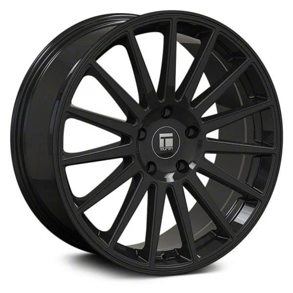 Touren TR92 Gloss Black Wheel; Rear Only; 20x10.5; 35mm Offset (24-26 Mustang)