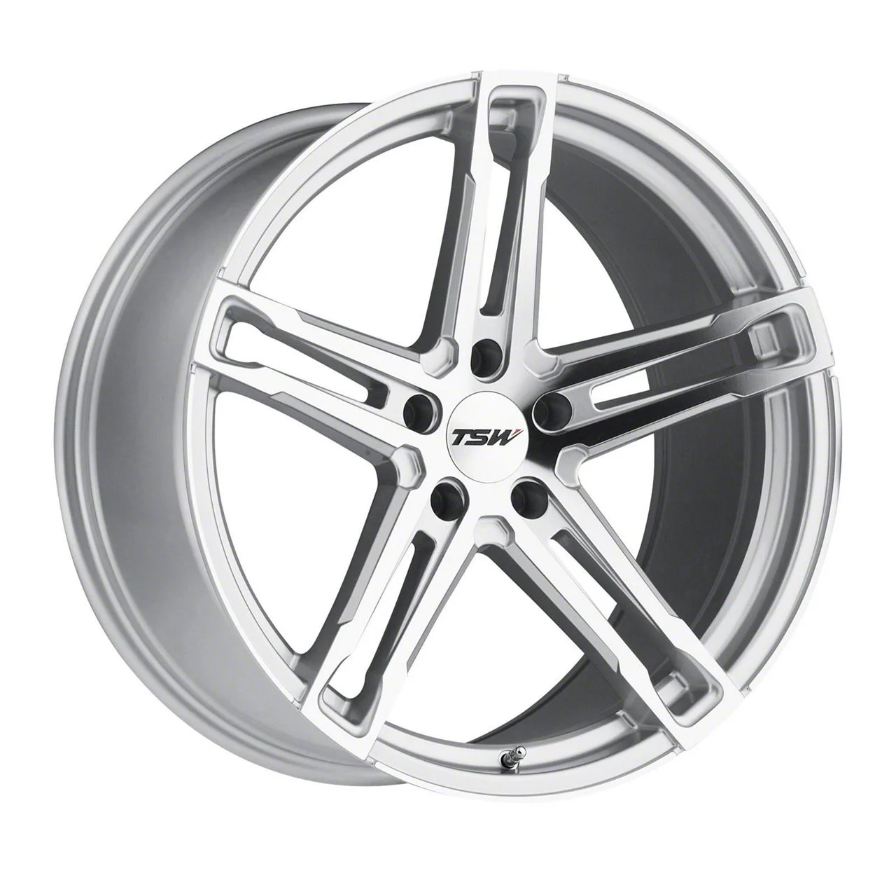 TSW Mechanica Silver with Mirror Cut Face Wheel; 20x10.5; 25mm Offset (10-15 Camaro)