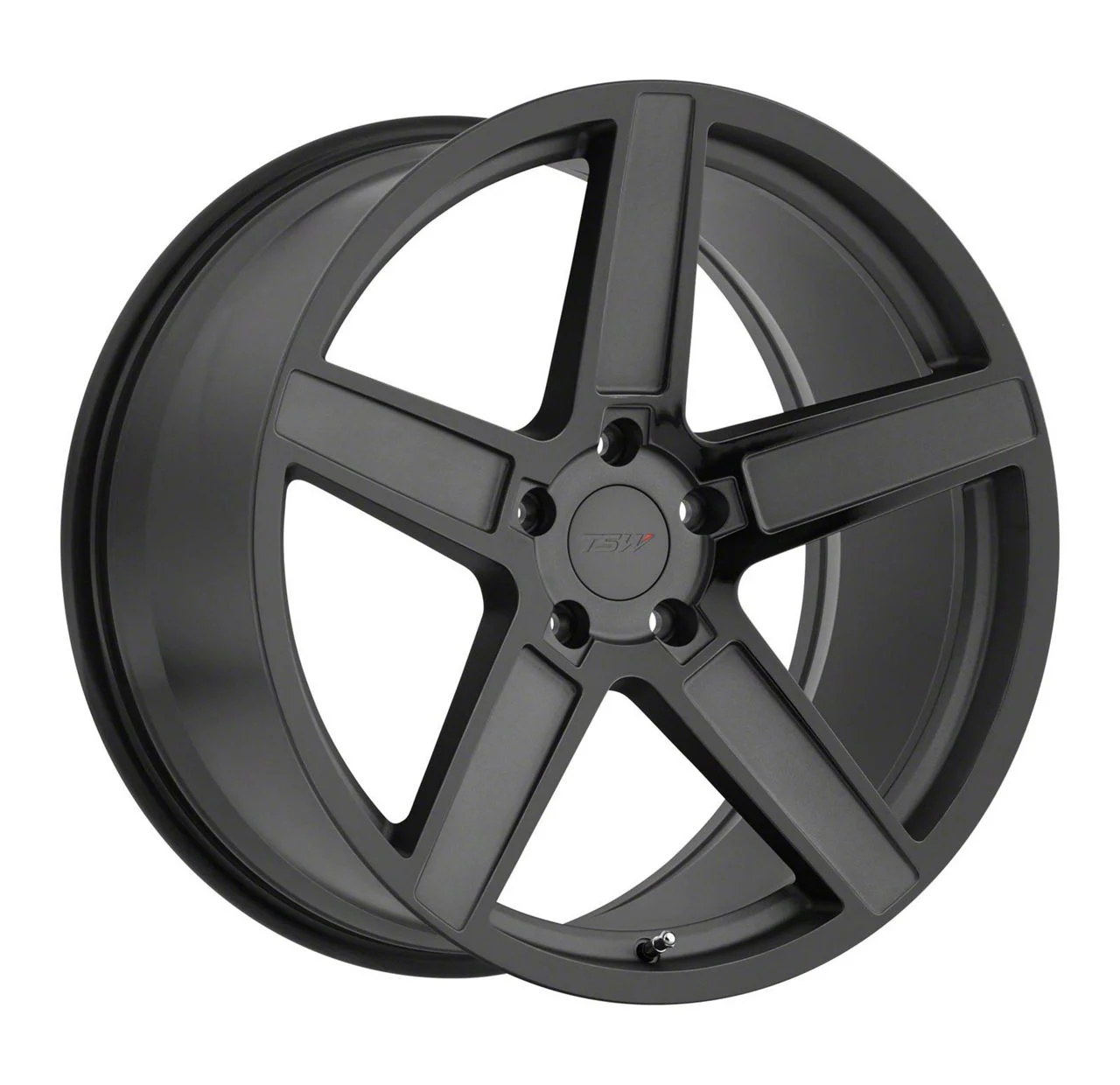 TSW Ascent Matte Gunmetal with Gloss Black Face Wheel; 18x8.5; 43mm Offset (21-26 Mustang Mach-E, Excluding GT)