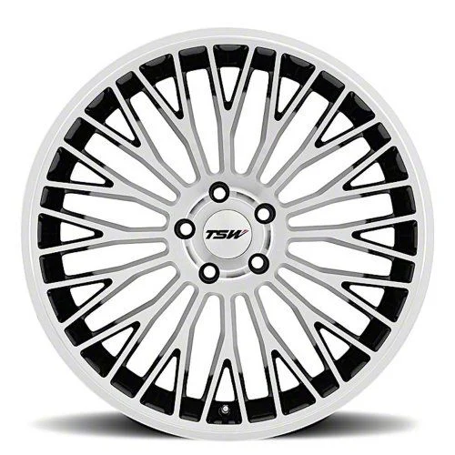 TSW Casino Gloss Black with Mirror Cut Face Wheel; 20x8.5; 40mm Offset (21-26 Mustang Mach-E)