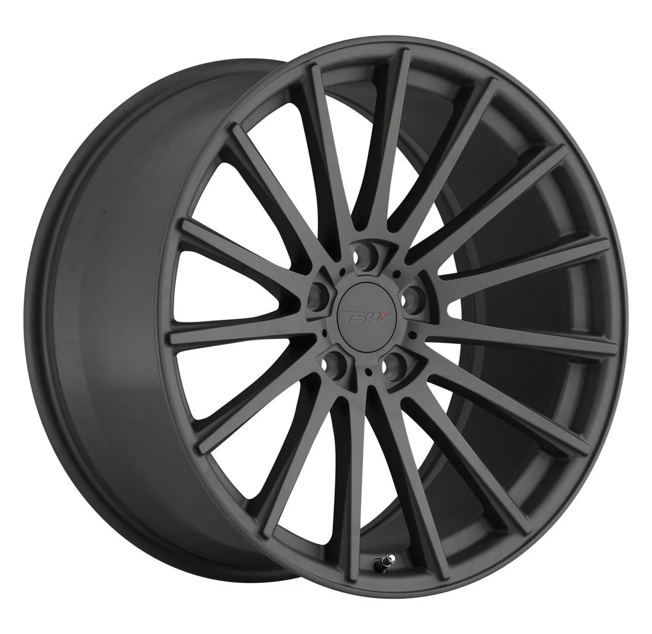 TSW Chicane Matte Gunmetal Wheel; 18x8.5; 43mm Offset (21-26 Mustang Mach-E, Excluding GT)