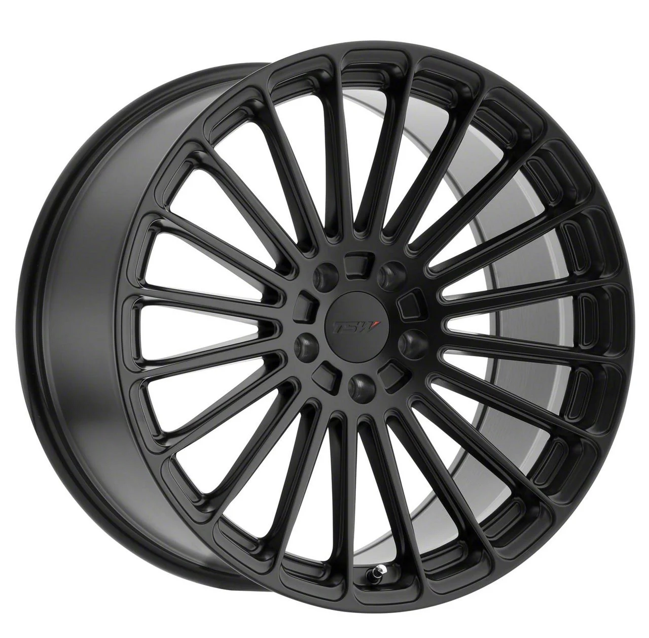 TSW Turbina Matte Black Wheel; 18x8.5; 42mm Offset (21-26 Mustang Mach-E, Excluding GT)
