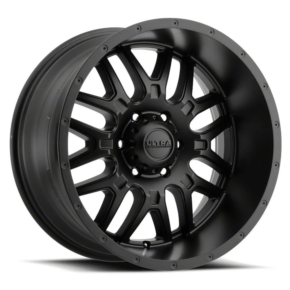 Ultra Wheels Hunter Satin Black 6-Lug Wheel; 20x10; -25mm Offset (19-26 Sierra 1500)