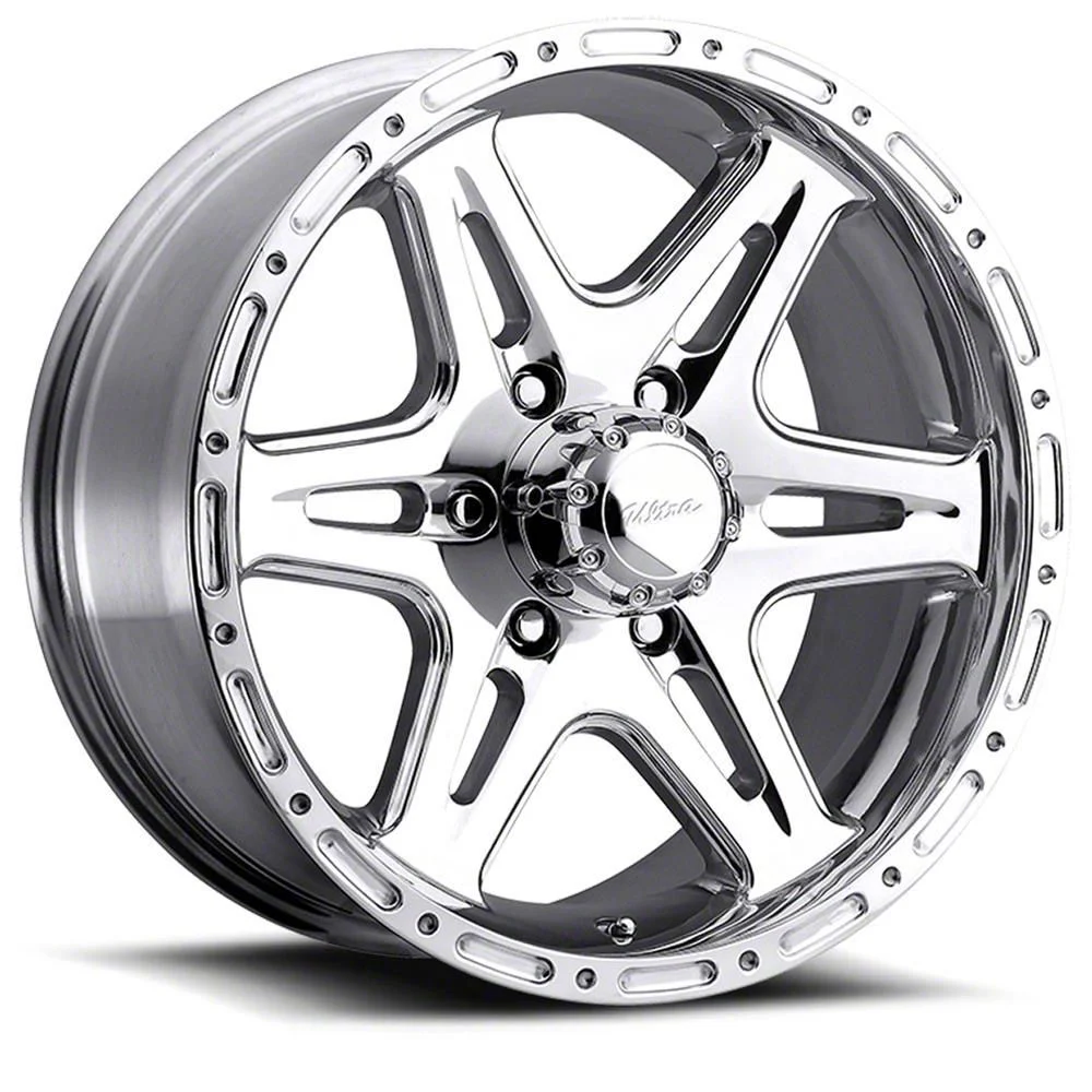 Ultra Wheels Badlands Polished 6-Lug Wheel; 17x9; 0mm Offset (19-23 Ranger)