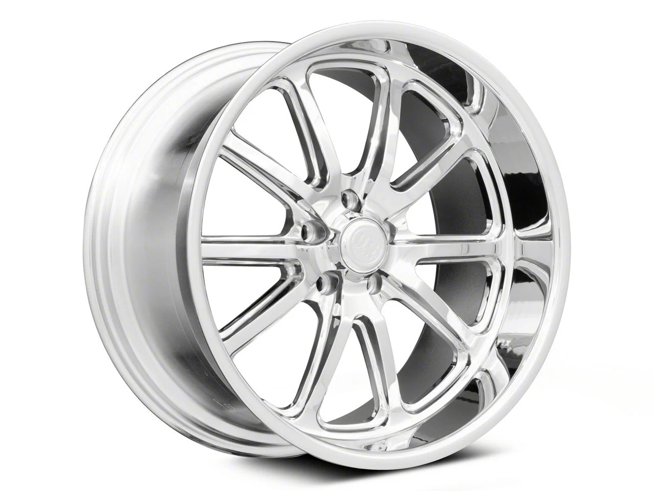US Mag Rambler Chrome Wheel; Rear Only; 20x10.5; 20mm Offset (06-10 RWD Charger)