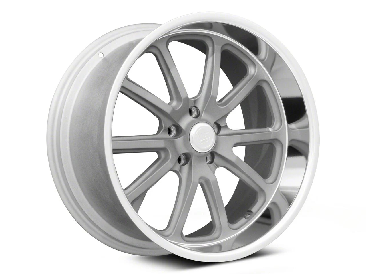 US Mag Rambler Matte Gunmetal Machined Wheel; Rear Only; 20x10.5; 20mm Offset (06-10 RWD Charger)