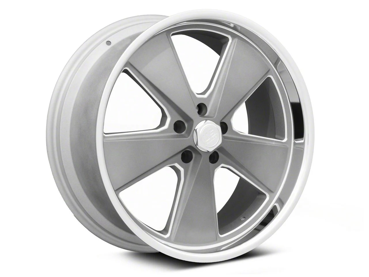 US Mag Roadster Matte Gunmetal Machined Wheel; Rear Only; 20x10.5; 20mm Offset (06-10 RWD Charger)