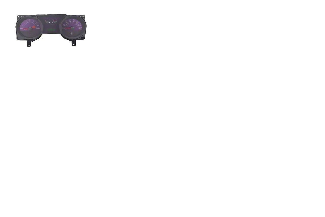 US Speedo Amethyst Edition Gauge Face; MPH (05-09 Mustang V6)