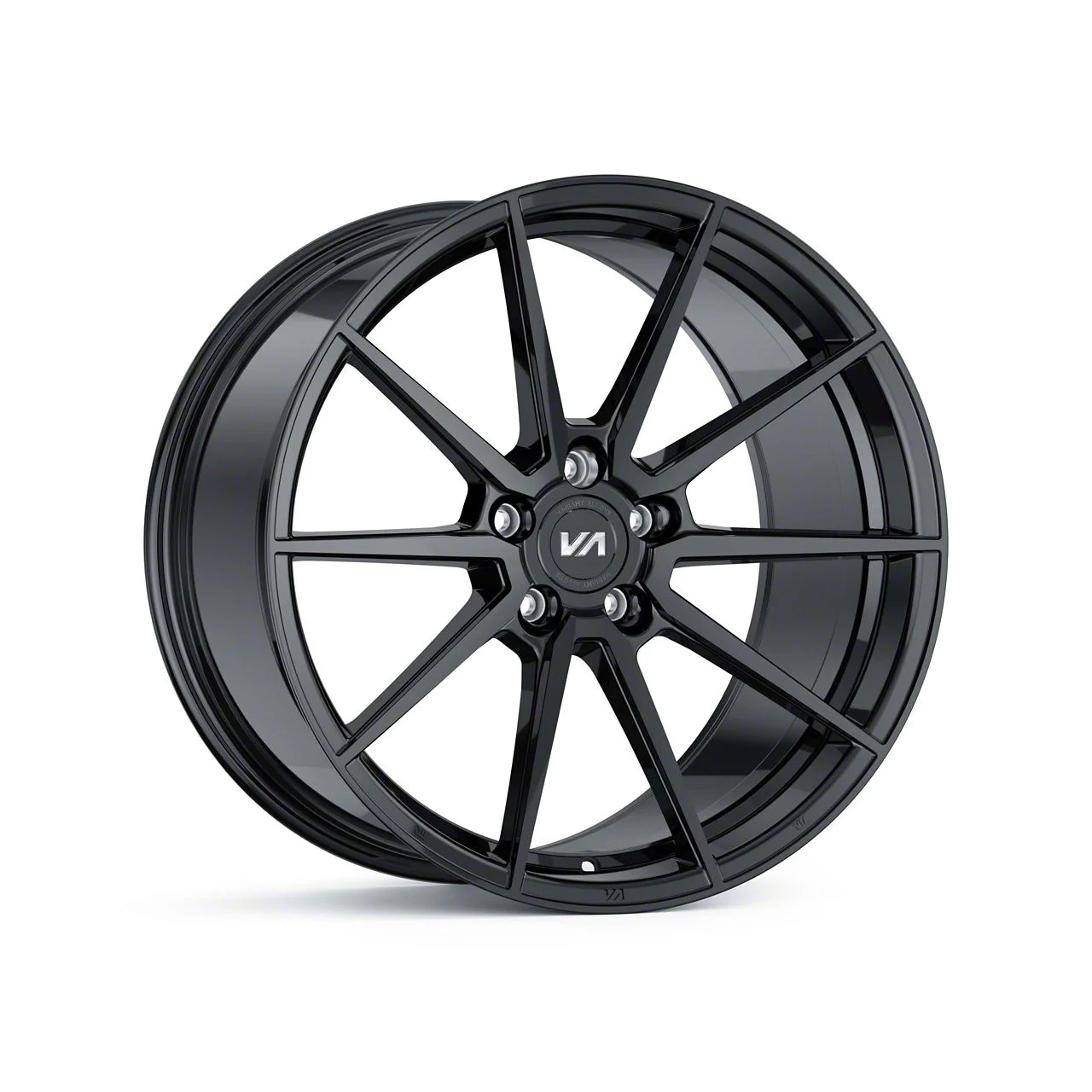 Variant Wheels Argon Gloss Piano Black 2-Wheel Kit; Rear Only; 20x11; 43mm Offset (10-15 Camaro, Excluding ZL1)