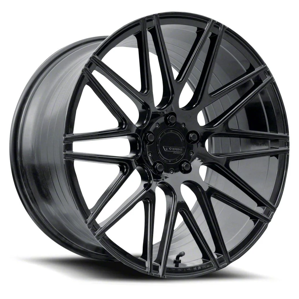 Verde Wheels VFF01 Gloss Black Wheel; Rear Only; 20x11; 35mm Offset (16-24 Camaro)