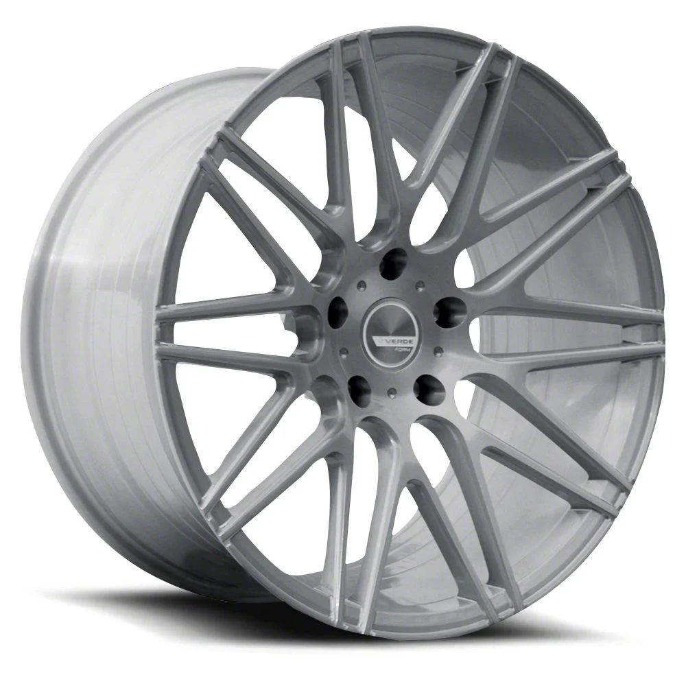 Verde Wheels VFF01 Gloss Brushed Aluminum Wheel; 20x9; 20mm Offset (16-24 Camaro)